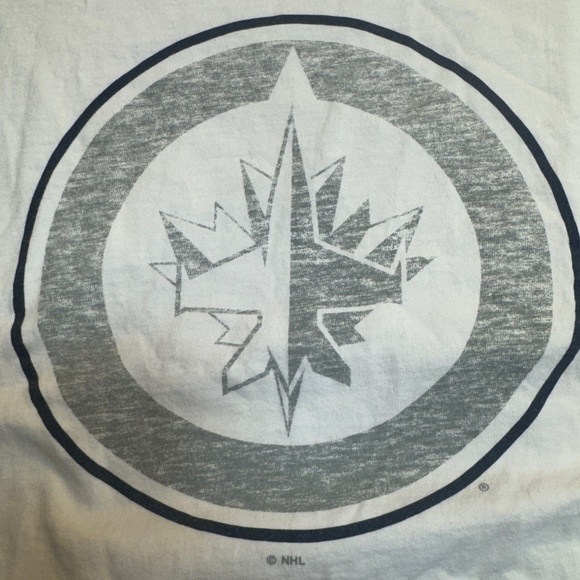 Winnipeg Jets T-Shirt Mens Size Large White NHL Large Graphic Short Sleeve - Picture 5 of 6